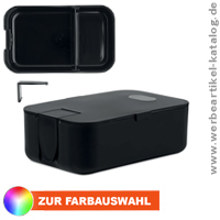 WEDNESDAY, Lunchbox mit Smartphone-Halter, als Werbeartikel bedruckt mit Ihrem Logo!