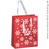 Weihnachtstasche aus Papier groß, Weihnachtsverpackung für Kundengeschenke