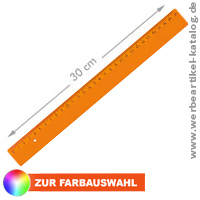 Werbeartikel Lineal 30 cm!  