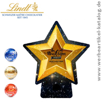 Werbemittel Adventskalender: Lindt Lindor Adventsspender Stern Eco