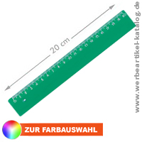 Werbemittel Lineal 20 cm! 