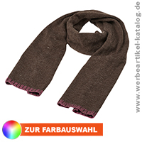 Werbemittel Schal - melierter Strickschal, Traditional Scarf!