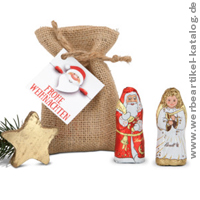 Werbemittel für Weihnachten: Engel und Santa