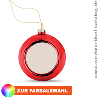 Werbemittel Weihnachtsbaumkugel HAPPY BALL