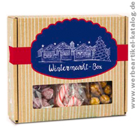 Box Wintermarkt - der Weihnachtsmarkt fr Zuhause als Kundengeschenk mit Ihrem Logo.