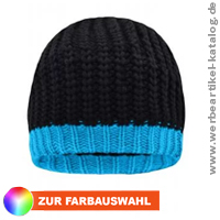 Wintersport Hat - Strickmütze mit Kontrastabschluss 