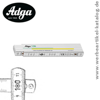 Adga HolzgliedermaÃŸstab 1m - Werbeartikel Zollstock, bedruckt mit Ihrem Logo. 