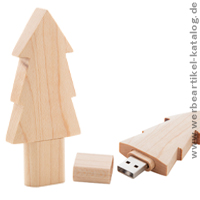 Limber USB Stick in Form eines Weihnachtsbaums, als Werbeartikel mit Ihrem Logo bedruckt oder graviert! 