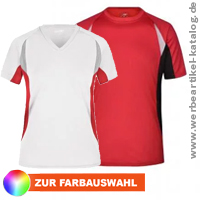 Lassen Sie Ihre Werbung doch mal laufen - atmungsaktives Laufshirt fr Damen und Herren