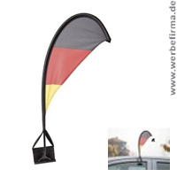Autofahne Windsegel Deutschland, Fussball Werbeartikel mal anders. Autofahne Windsegel Deutschland, Fussball Werbeartikel mal anders.