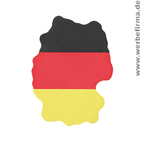 Automagnet Nations als Fussball Werbeartikel in Deutschlandform