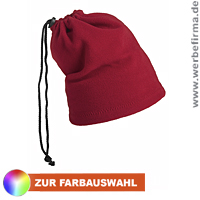 Balaclava Werbemittel Mtze und Schal fr den Winter mit Werbedruck