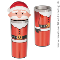 Becher REFLECTS-SANTA, Werbeartikel Weihnachten mit Ihrem Druck Becher REFLECTS-SANTA, Werbeartikel Weihnachten mit Ihrem Druck