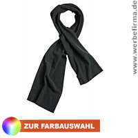 Extra breiter Werbeartikel Schal aus Fleece für den Winter mit Werbung Extra breiter Werbeartikel Schal aus Fleece für den Winter mit Werbung
