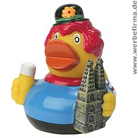 Werbeartikel für Köln-CityDuck mit Kölner Dom und Bedruckung Werbeartikel für Köln-CityDuck mit Kölner Dom und Bedruckung
