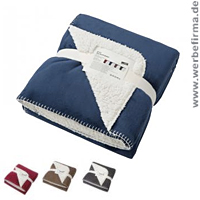 Cosy Hearth Blanket, exklusive Kundengeschenke mit Ihrem Logo bestickt.