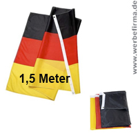 Große Deutschland-Flagge mit 2 Metallösen, als Werbeartikel für Fussball Fans. Große Deutschland-Flagge mit 2 Metallösen, als Werbeartikel für Fussball Fans.