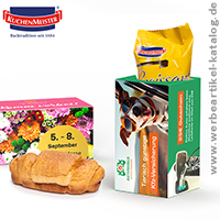 Frhstcksbox mit Kuchenmeister Croissant - ein Werbeartikel fr den perfekten Start in den Tag!