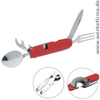 Multi-Tool - Werbeartikel mit Gabel und Löffel. Multi-Tool - Werbeartikel mit Gabel und Löffel.