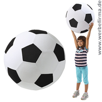 Fussball Giant, ein aufblasbarer Riesenfussball als Werbeartikel. L