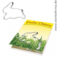 Give Aways fr Oster, Backfrmchen Osterhase mit Druck