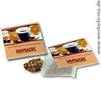 Glühwein-Päckchen, Streuartikel zu Weihnachten mit Ihrem Logo bedruckt. Glühwein-Päckchen, Streuartikel zu Weihnachten mit Ihrem Logo bedruckt.