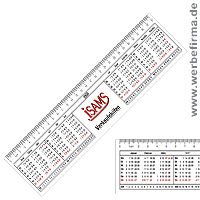 Kalenderlineal 30 cm, mit 2-farbigen Kalendarium und als Werbeartikel mit Ihrem Logo bedruckt. Kalenderlineal 30 cm, mit 2-farbigen Kalendarium und als Werbeartikel mit Ihrem Logo bedruckt.