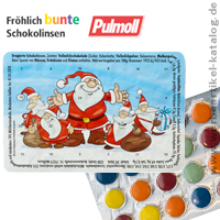 Kleinster (Advents) Kalender mit Standardmotiv Sympathische Weihnachtsmänner, als Streuartikel für Weihnachten Kleinster (Advents) Kalender mit Standardmotiv Sympathische Weihnachtsmänner, als Streuartikel für Weihnachten