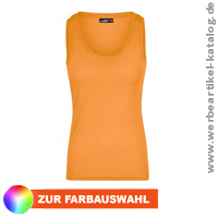 Ladies Tank Top, Trägershirt als Werbeartikel für die Damen.