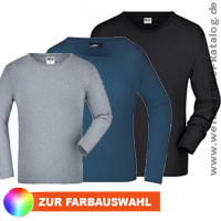 Langarmshirt - Werbeartikel mit Ihrem Logo bedruckt. 