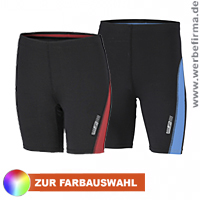 Kurze Laufhosen fr Damen und Herren, mit Ihrer Werbung bedruckt. 