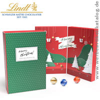 LINDT LINDOR ADVENTSKALENDER BUCH - süße Werbegeschenke, die Weihnachten schöner machen! 