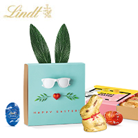 Lindt Präsent Ostern, als süßes Ostergeschenk für Kunden und Mitarbeiter, mit Ihrem individuellen Branding! 
