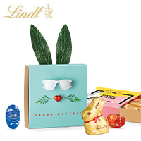 Lindt Prsent Ostern, als ses Ostergeschenk fr Kunden und Mitarbeiter, mit Ihrem individuellen Branding! 