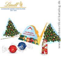 LINDT XMAS PYRAMIDE, weihnachtliche Werbemittel für Ihre Kunden! 