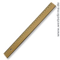 Lineal aus Holz - Werbeartikel mit Stahlkante und individuellem Druck Lineal aus Holz - Werbeartikel mit Stahlkante und individuellem Druck