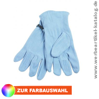 Microfleece Werbeartikel Handschuhe für Damen und Herren mit Firmenlogo