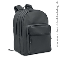 VALLEY BACKPACK, Laptop-Rucksack aus 300 D RPET-Polyester als praktisches Werbegeschenk!