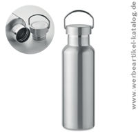 FLORENCE, Isolierflasche aus recyceltem Edelstahl als Werbegeschenk für Ihre Kunden! FLORENCE, Isolierflasche aus recyceltem Edelstahl als Werbegeschenk für Ihre Kunden!