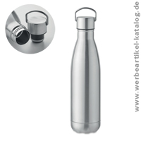 MANOA, Isolierflasche aus recyceltem Edelstahl als Werbemittel mit Ihrem Logo!