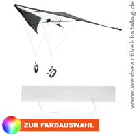 FLY AWAY, Delta-Kite Lenkdrachen als Werbegeschenk, bedruckt mit Ihrem Logo! 