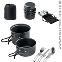 POTTY SET - Campingtpfe als Werbegeschenk fr den Outdoor Lifestyle.