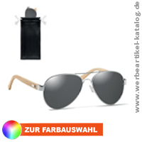 HONIARA - Sonnenbrille mit Bgeln aus Bambus als schickes Werbegeschenk! 