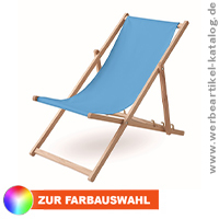 Liegestuhl Harmony - perfektes Sommer Werbegeschenk. 