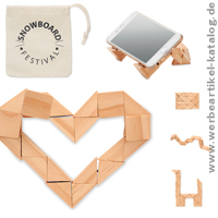STUKIE - kniffliges Puzzle aus Kiefernholz. als Werbegeschenk mit Ihrem Logo! STUKIE - kniffliges Puzzle aus Kiefernholz. als Werbegeschenk mit Ihrem Logo!