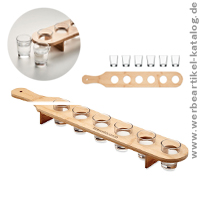 In A Raw - Set mit 6 Schnapsgläsern als Werbegeschenk mit Ihrem Logo. In A Raw - Set mit 6 Schnapsgläsern als Werbegeschenk mit Ihrem Logo.