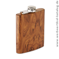 NAMIB FLASK, Flachmann aus recyceltem Edelstahl als Werbeprsent fr Ihre Kunden!