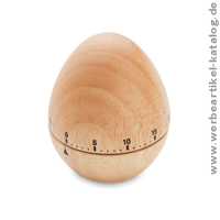 MUNA, Eieruhr aus Kiefernholz als Werbeartikel, der nicht  nur an Ostern Freude  macht! 