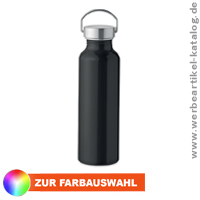 Trinkflasche Fahrrad 0,5 l mit Saugverschluss - blau