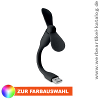 USB-Ventilator TATSUMAKI, Sommer Werbeartikel mit Ihrem Logo. 